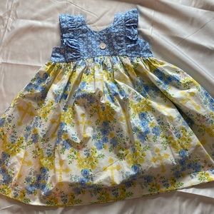 Eleanor Rose dress - girls size 7/8 (Easter)